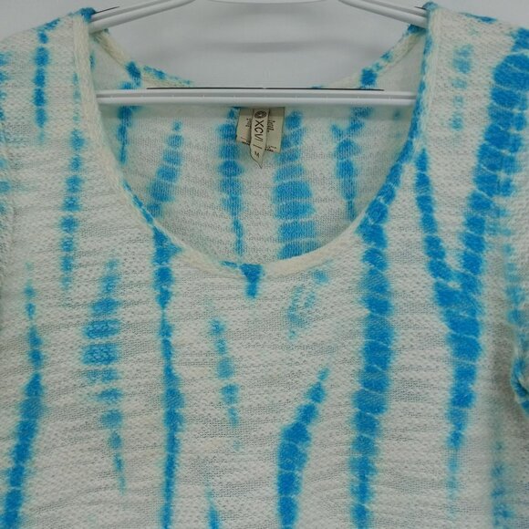 XCVI Tie Dye Tunic Top Scoop Neck Relaxed Boho Hippie Artsy Beach Lounge Wear M - Picture 5 of 10